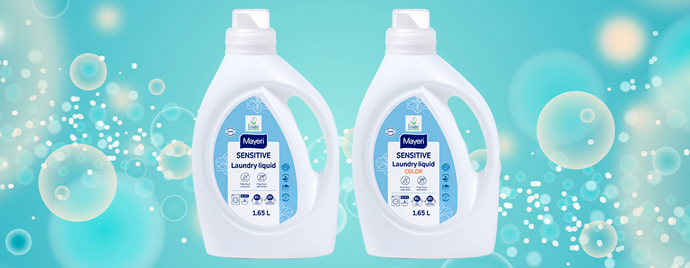 Гипоаллергенный гель для стирки Mayeri Sensitive: Безопасность и чистота для всей семьи