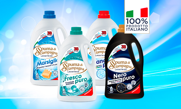 Unline.kz представляет: Оригинальные итальянские средства для стирки Spuma di Sciampagna — новинка в Казахстане!