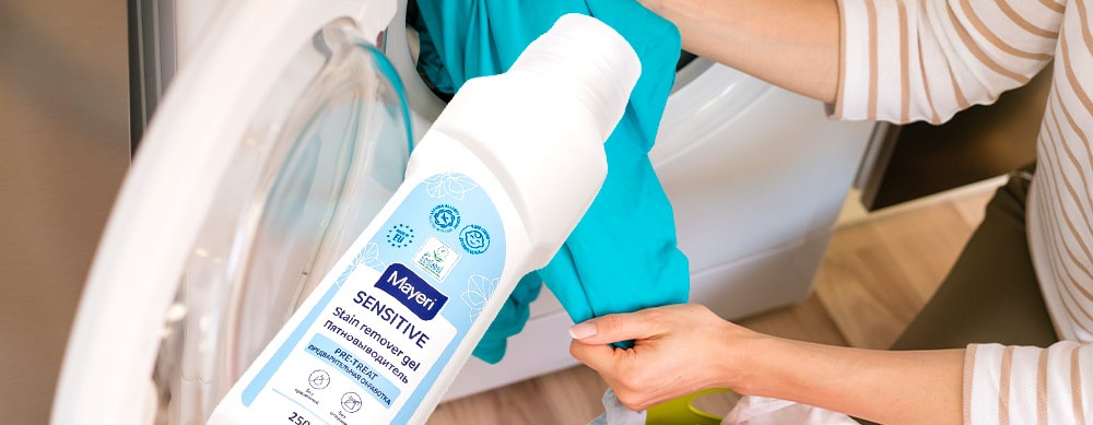 Чистота без усилий: Пятновыводитель Mayeri Sensitive с щеточкой теперь в Алматы!