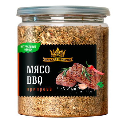 Приправа Мясо BBQ 300г Банка с крышкой-ключом Царская приправа