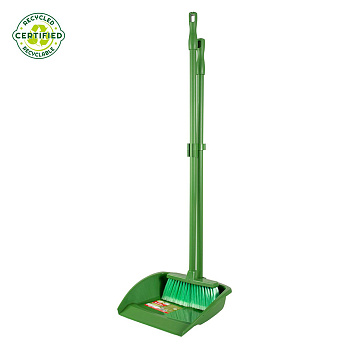 Складной эко-совок для мусора с длинной ручкой и щеткой Arix