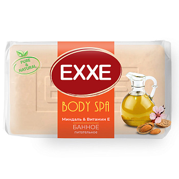 EXXE Body SPA банное туалетное мыло миндаль и витамин Е 160г