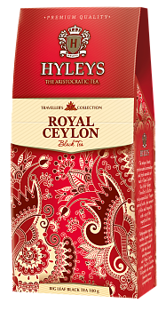 Hyleys Роял Цейлон черный чай  картон 100 гр