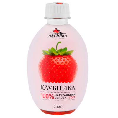 Аскания Лимонад со вкусом Клубника 0,33 мл ПЭТ