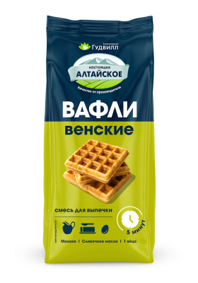 Вафли венские Смесь для выпечки 300гр Гудвилл