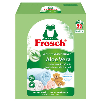 Порошок для стирки цветного белья концентрированный Алоэ Вера 1,45кг Frosch