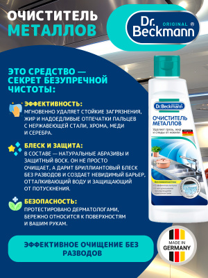Очиститель металлов 250мл Dr.Beckmann