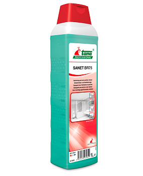 Чистящее средство для генеральной уборки санитарных зон и бассейнов Sanet BR 75 1000мл Tana