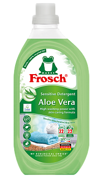 Жидкое средство для стирки белья Алое Вера 1500мл Frosch