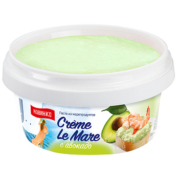 Паста из морепродуктов с авокадо 150гр ПЭТ банка Creme Le Mare Балтийский берег