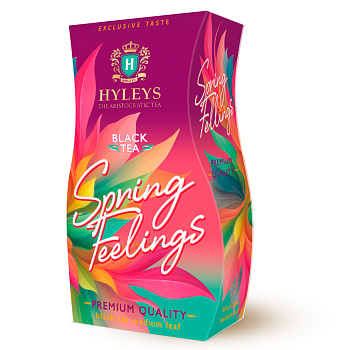 Чай чёрный СПРИНГ ФИЛЛИНГС 50гр средне листовой картон упак Hyleys
