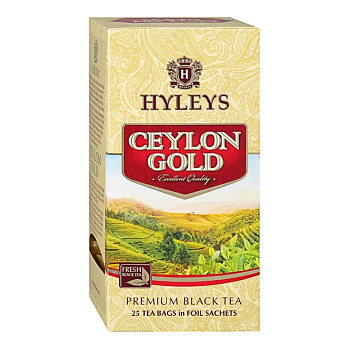 Hyleys Чай Цейлон Голд черный 25пак (фольга)
