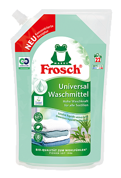 Жидкое средство для стирки цветного белья Universal мяг. упак. 1500мл Frosch