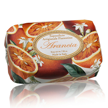 Мыло натуральное туалетное с ароматом Апельсин 200г SAF
