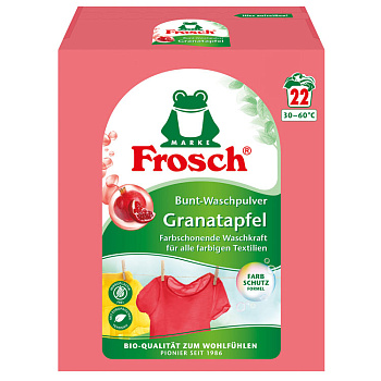 Порошок для стирки белого белья концентрированный Гранат 1,45кг Frosch