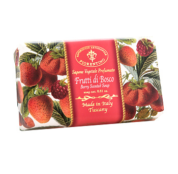 Мыло натуральное туалетное с ароматом Ягод 250г SAF