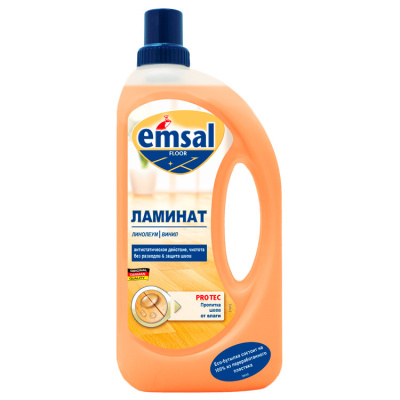 Средство для полов Уход за ламинированными полами 1000мл Emsal