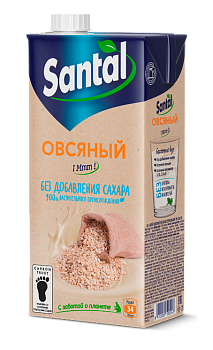 Растительный напиток SANTAL Овсяный 1л
