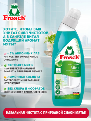 Очиститель унитазов Мята 750мл Frosch