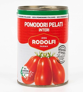 Томаты очищенные цельные 500гр Rodolfi