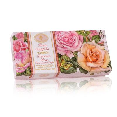 Набор натурального мыла с ароматом Розы 3шт х 125г SAF