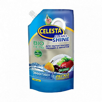 CELESTA BIO Гель для мытья посуды, овощей и фруктов 500 мл