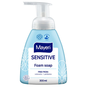 Мыло-пенка гипоаллергенное 300мл Sensitive Mayeri