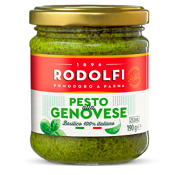 Песто классический зеленый190гр стекло Rodolfi