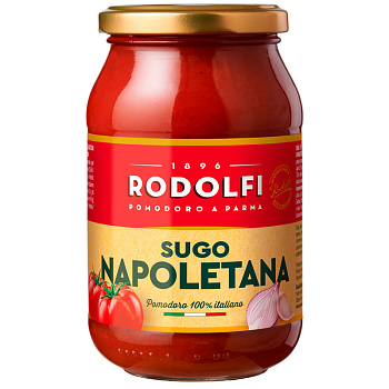 Соус для пасты неаполитанский 400гр стекло Rodolfi