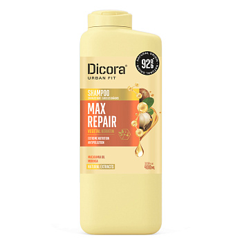 Шампунь для поврежденных волос Max Repair 400мл Dicora Urban Fit