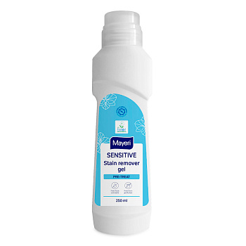 Пятновыводитель с щеточкой 250мл Sensitive Mayeri