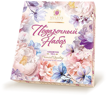 Чай Подарочный набор Цветы Ассорти 36пак х 2гр картон упак Hyleys