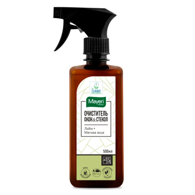 Чистящее средство для стекол с триггером 500мл Organic Mayeri