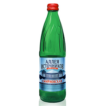 Минеральна вода Смирновская 500 мл стекло Аллея Источников