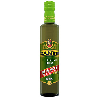 Оливковое масло EXTRA VIRGIN Terre Antiche 250мл стекло Dante