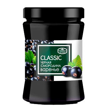 САВА Черносмородиновое варенье, Домашнее, банка, 300 гр