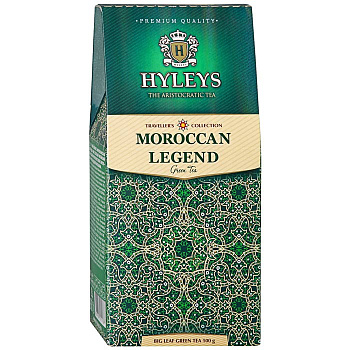 Hyleys Марокканская Легенда зеленый чай, 100 г (картон)