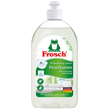 Frosch Средство для мытья посуды Гипоаллергенное 500мл