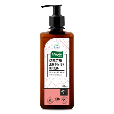 Средство для мытья посуды Ревень и Яблоко Organic 500мл Mayeri