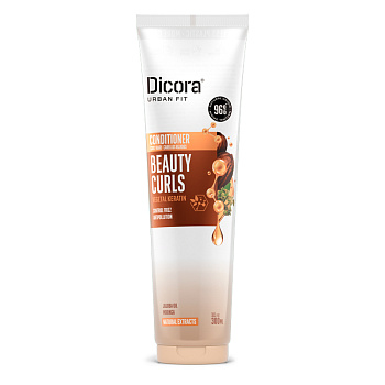 Кондиционер для кудрявых волос с экстрактом Жожоба Beauty Curls 300мл Dicora Urban Fit