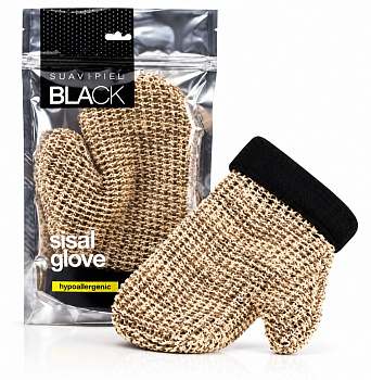 SUAVIPIEL BLACK  Сизальная перчатка