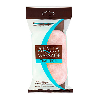 Губка прямоугольная, массажная с закругленными краями Arix