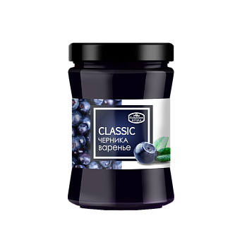 САВА Черничное варенье Домашнее, банка, 300 гр