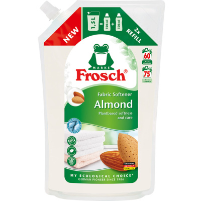 Ополаскиватель для белья Миндальное молочко мяг.уп.1500мл Frosch