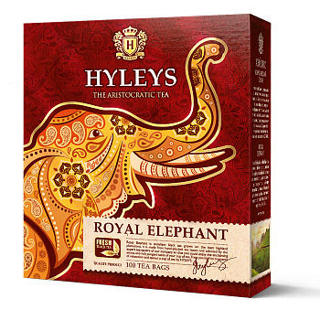 Hyleys Чай Королевский Слон (двухкам. с ярл.) 100пак х 1,8 гр