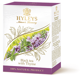 Чай черный с чабрецом Гармония природы среднелистовой 100гр картон туба Hyleys