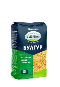 Булгур из твёрдых сортов пшеницы 450 гр в мягкой упаковке Гудвилл