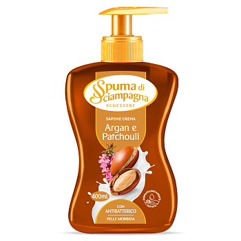 Мыло жидкое Аргана и Пачули 400мл Spuma di Sciampagna