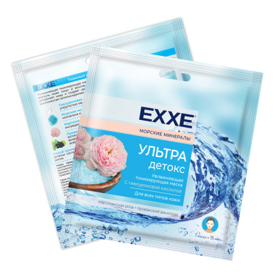 EXXE Тканевая маска увлажняющая Ультра детокс 1шт