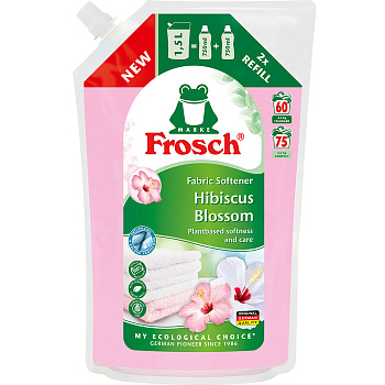 Ополаскиватель для белья Гибискус мяг.уп.1500мл Frosch